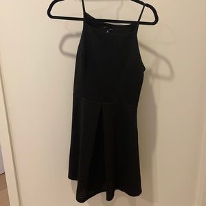 Black aqua dress